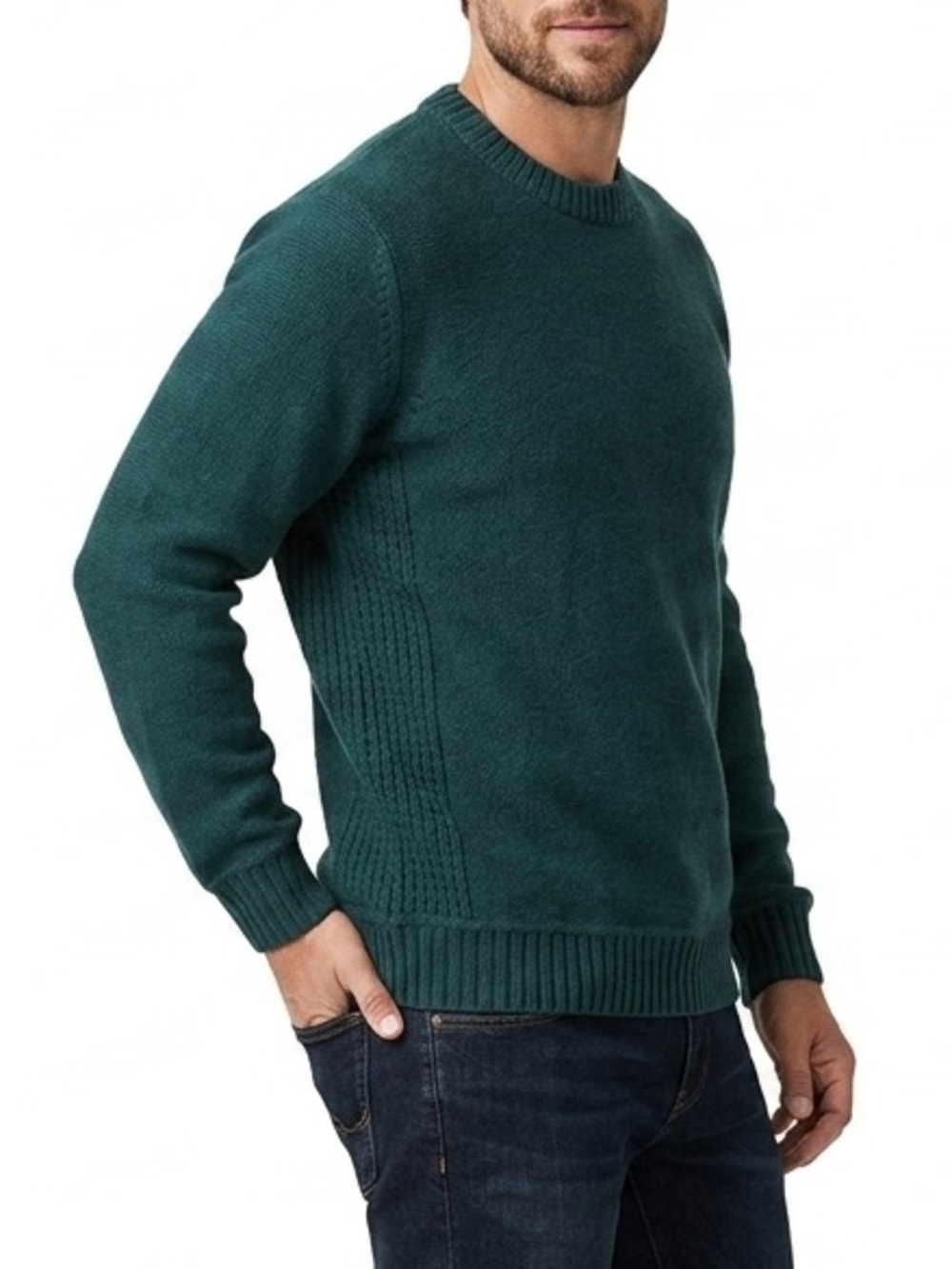 NWT Rodd & Gunn Gumountown Knit Sweater Bottle Green Wool Sz 3XL